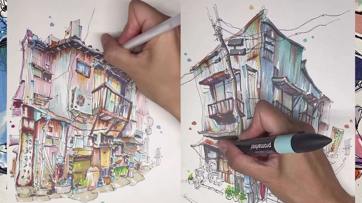 Workshop di Urban Sketching Creativo Avanzato